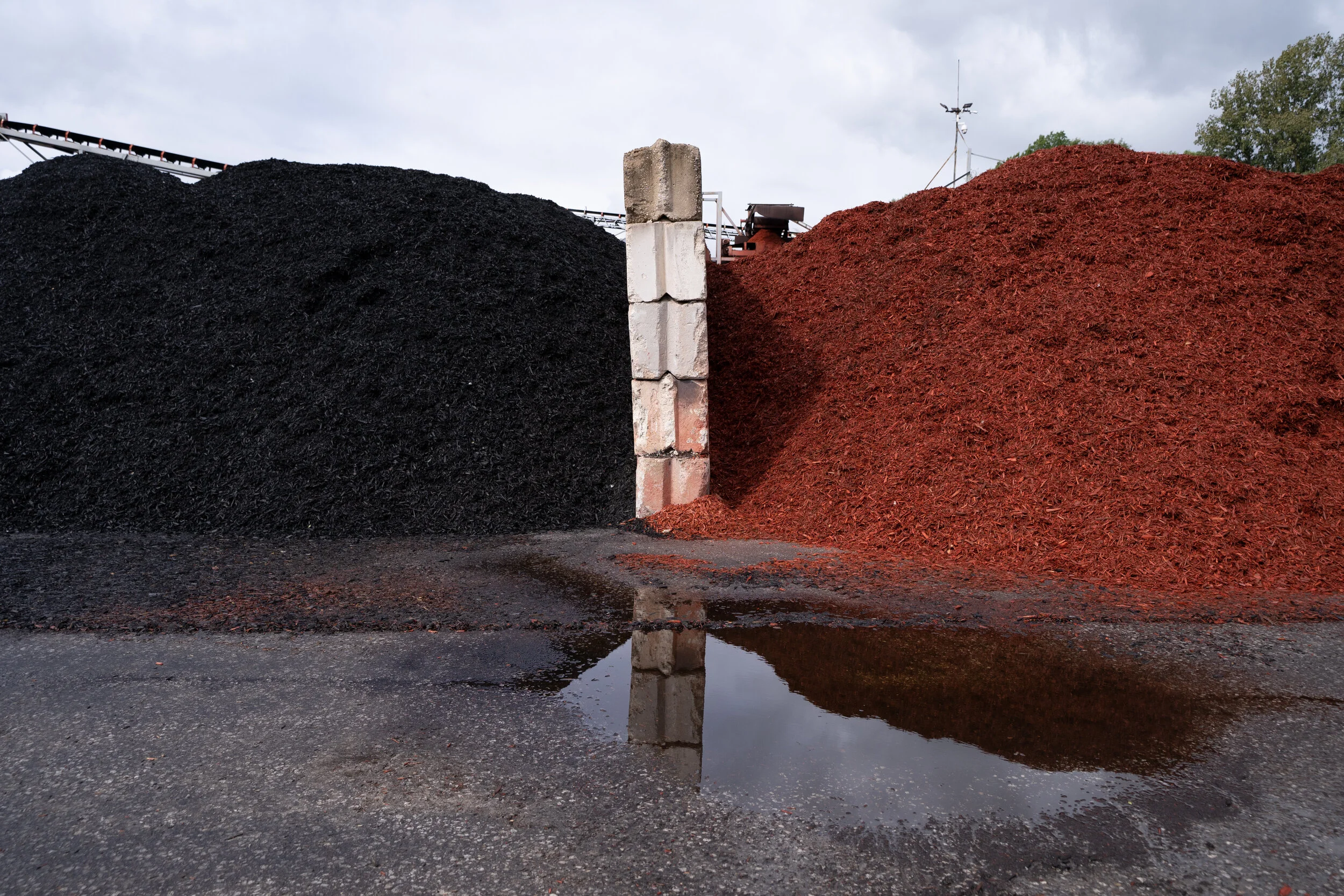 Tri County Mulch piles
